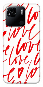 Чехол Love handwriting для Xiaomi Redmi 10A