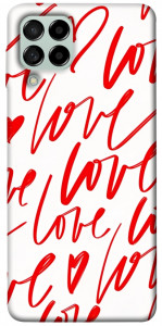 Чехол Love handwriting для Galaxy M53