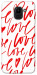 Чехол Love handwriting для Galaxy J6 (2018)