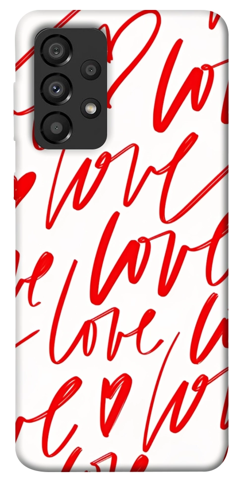 Чехол Love handwriting для Galaxy A33 5G