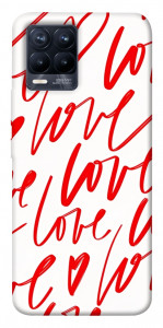Чехол Love handwriting для Realme 8 Pro