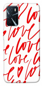 Чохол Love handwriting для Oppo A16s