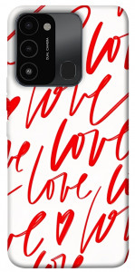 Чохол Love handwriting для TECNO Spark 8C