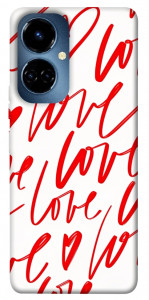 Чехол Love handwriting для TECNO Camon 19 (CI6n)