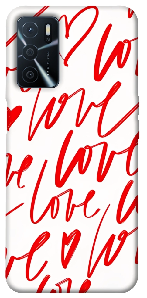 Чехол Love handwriting для Oppo A54s