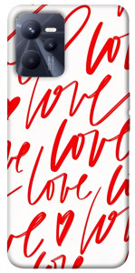 Чохол Love handwriting для Realme C35