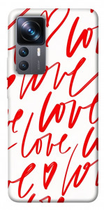 Чохол Love handwriting для Xiaomi 12T