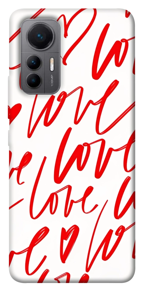 Чохол Love handwriting для Xiaomi 12 Lite