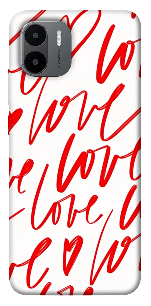 Чехол Love handwriting для Xiaomi Redmi A1