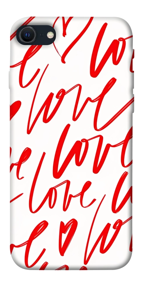 Чохол Love handwriting для iPhone SE (2022)