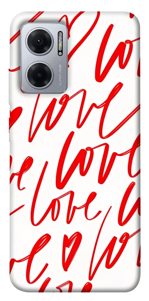 Чохол Love handwriting для Xiaomi Redmi Note 11E
