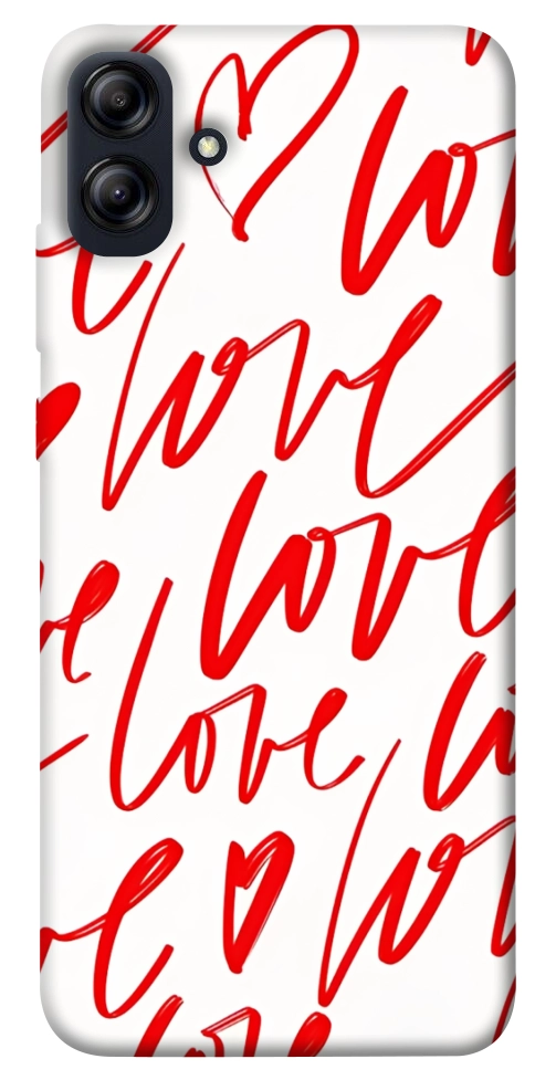 Чехол Love handwriting для Galaxy A04e