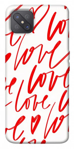 Чехол Love handwriting для Oppo A92s