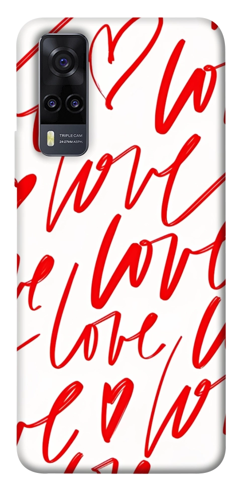 Чехол Love handwriting для Vivo Y31