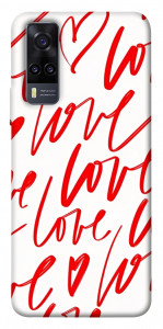 Чехол Love handwriting для Vivo Y31