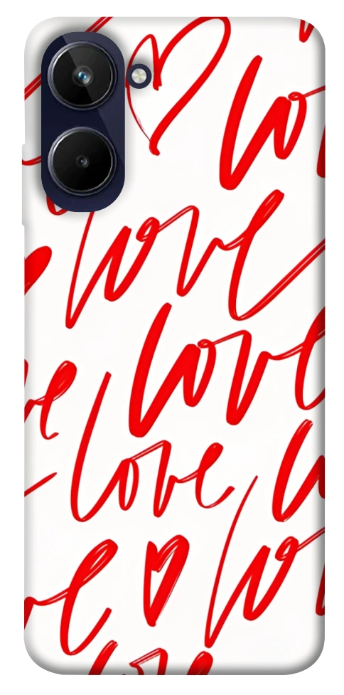 Чехол Love handwriting для Realme 10 4G