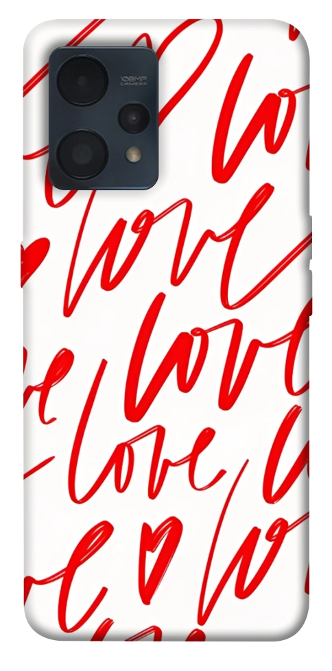 Чехол Love handwriting для Realme 9 Pro+