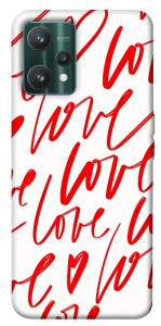 Чехол Love handwriting для Realme 9 Pro