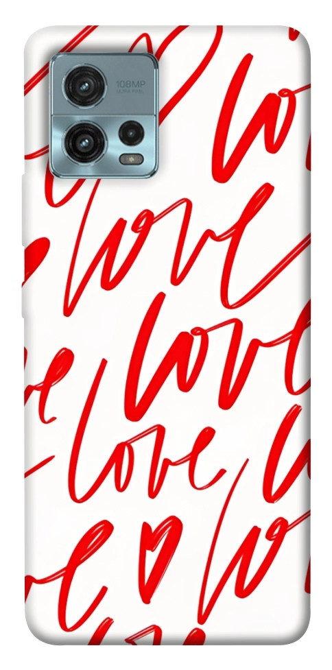 Чехол Love handwriting для Motorola Moto G72