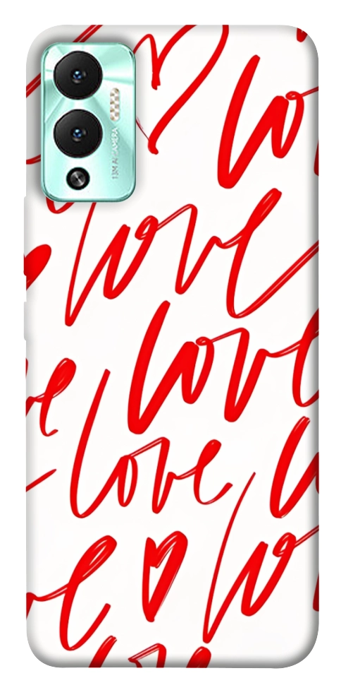 Чехол Love handwriting для Infinix Hot 12 Play
