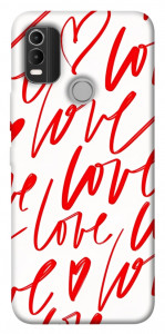 Чехол Love handwriting для Nokia C21 Plus