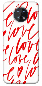 Чохол Love handwriting для Nokia G50