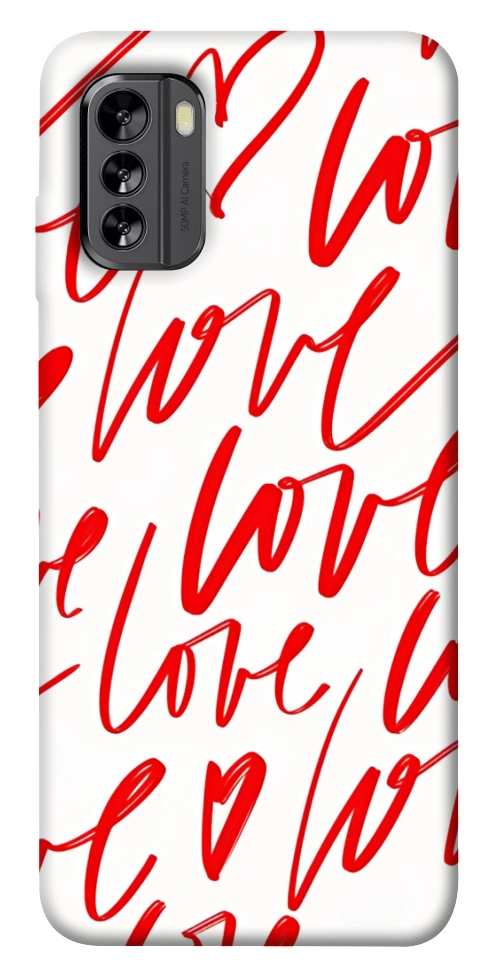 Чехол Love handwriting для Nokia G60