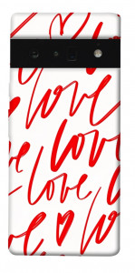 Чохол Love handwriting для Google Pixel 6 Pro