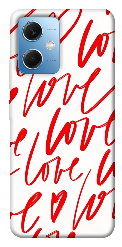 Чехол Love handwriting для Xiaomi Poco X5