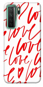 Чехол Love handwriting для Huawei nova 7 SE