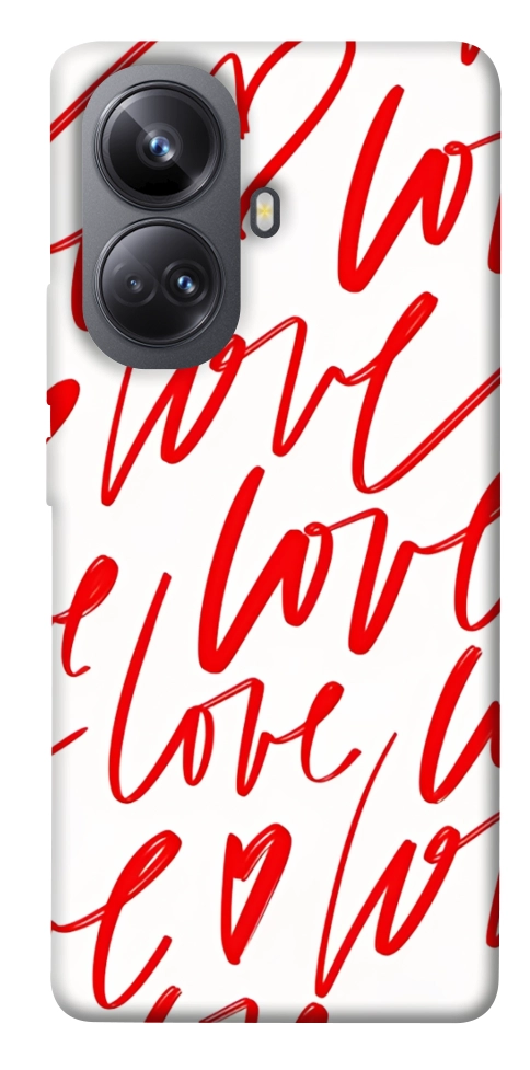 Чехол Love handwriting для Realme 10 Pro+