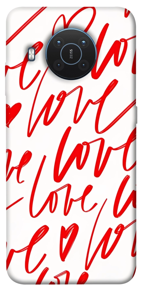Чехол Love handwriting для Nokia X20