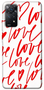 Чехол Love handwriting для Xiaomi Redmi Note 12 Pro