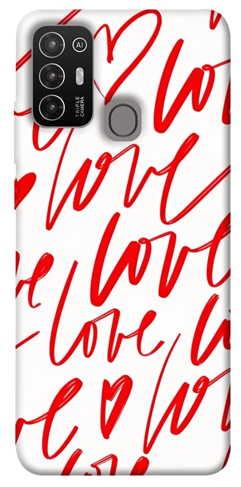 Чехол Love handwriting для ZTE Blade A52