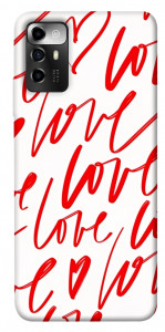 Чехол Love handwriting для ZTE Blade A72