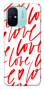 Чохол Love handwriting для Xiaomi Redmi 12C