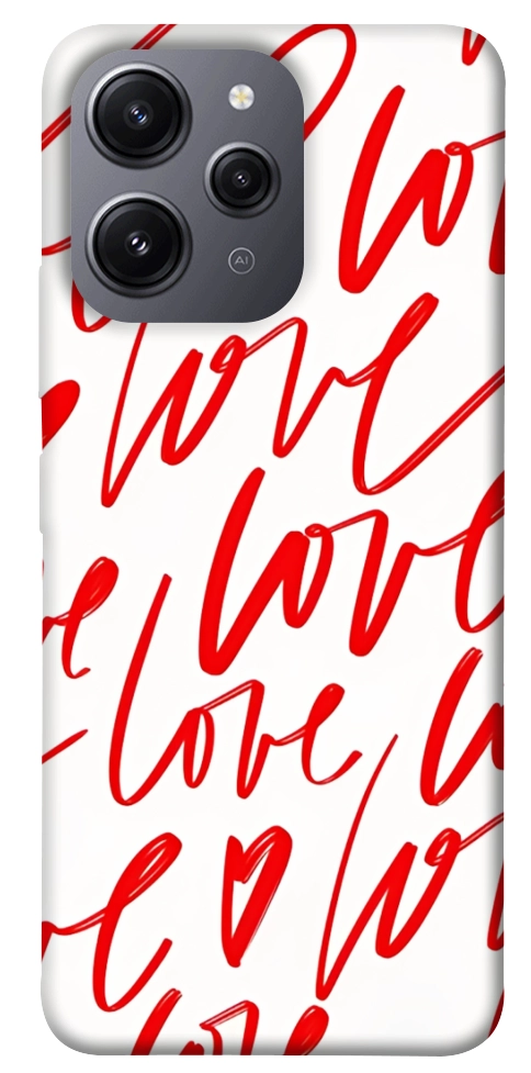 Чехол Love handwriting для Xiaomi Redmi 12