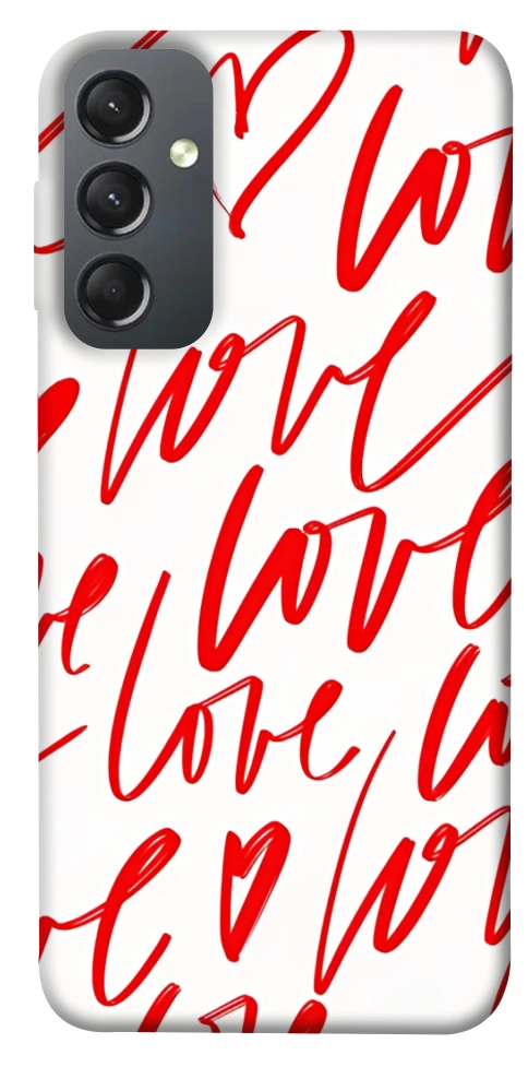 Чехол Love handwriting для Galaxy A24 4G