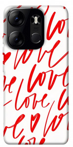 Чехол Love handwriting для Tecno Spark Go 2023