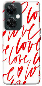 Чехол Love handwriting для OnePlus Nord CE 3 Lite