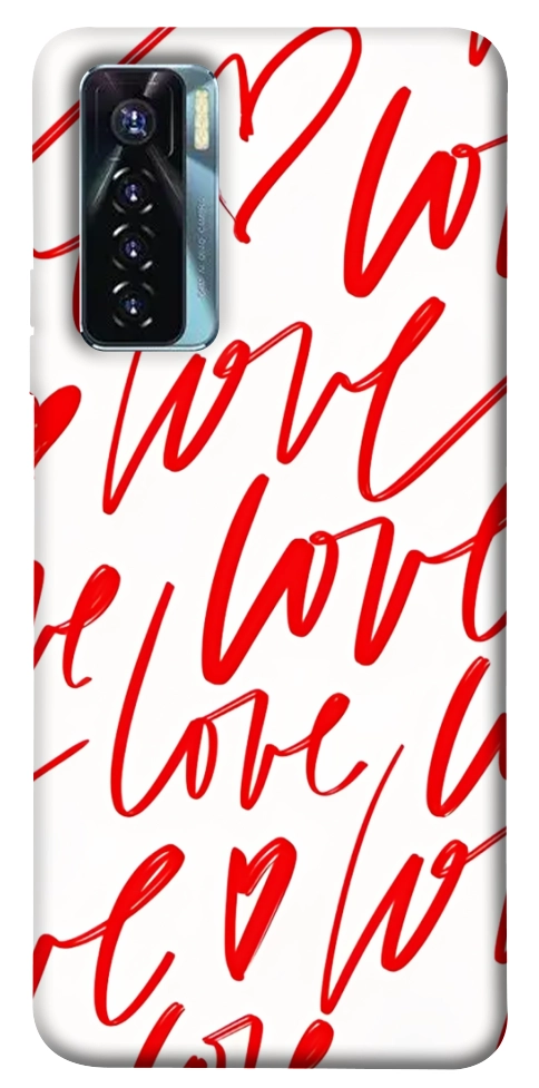 Чехол Love handwriting для TECNO Camon 17 Pro