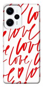 Чехол Love handwriting для Xiaomi Poco F5