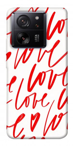 Чехол Love handwriting для Xiaomi 13T
