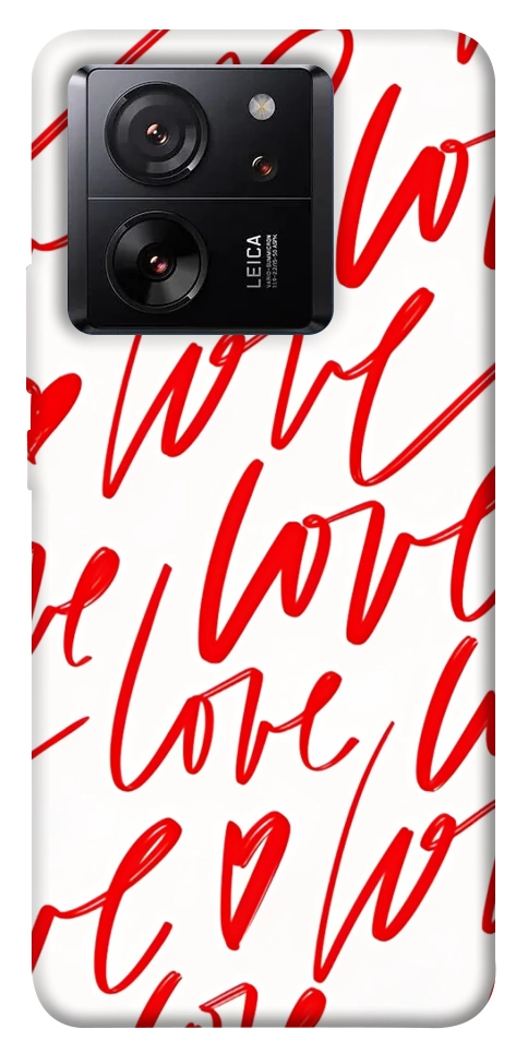 Чехол Love handwriting для Xiaomi 13T Pro