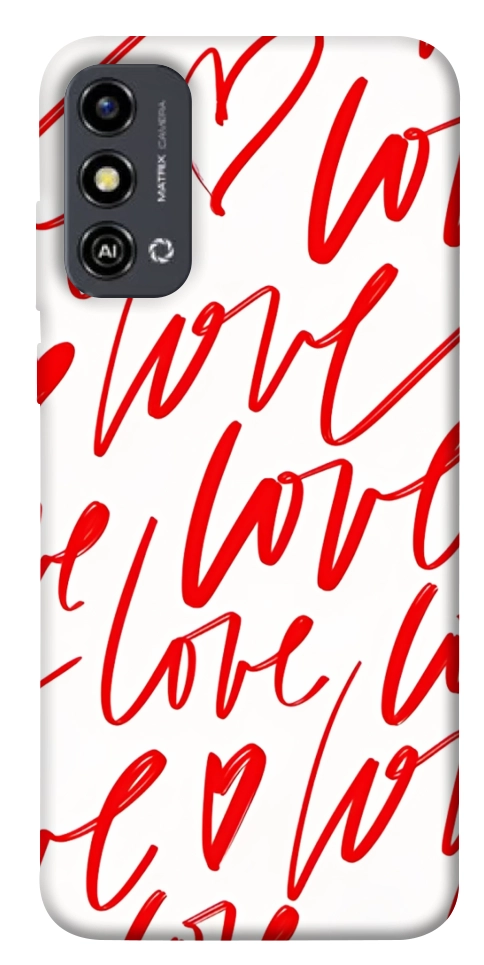Чехол Love handwriting для ZTE Blade A53