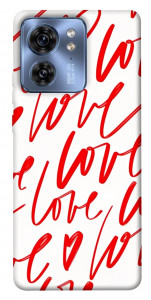 Чехол Love handwriting для Motorola Edge 40