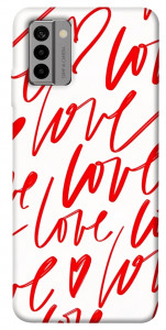 Чохол Love handwriting для Nokia G22