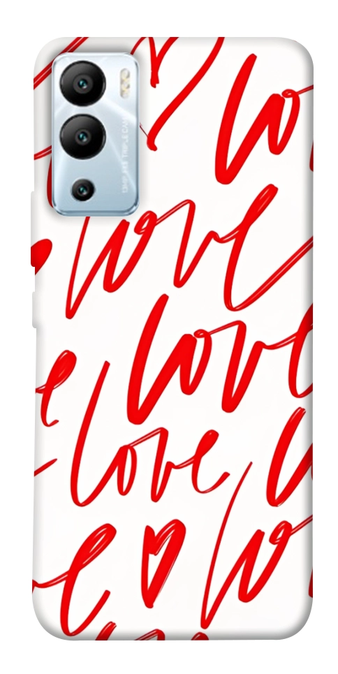 Чехол Love handwriting для Infinix Hot 12i