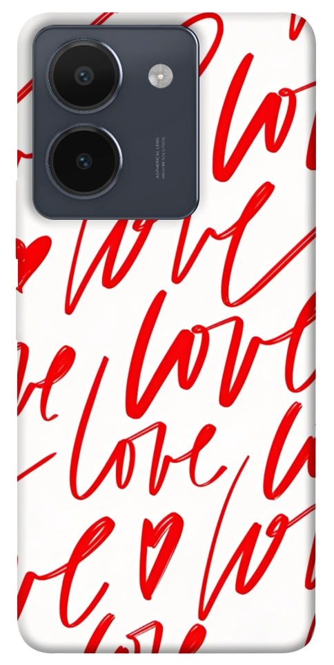 Чехол Love handwriting для Vivo Y36