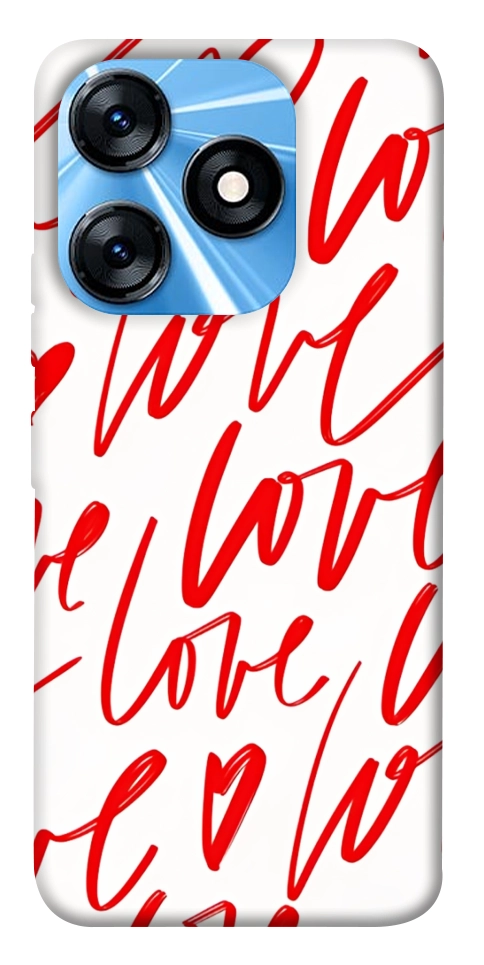 Чохол Love handwriting для TECNO Spark 10